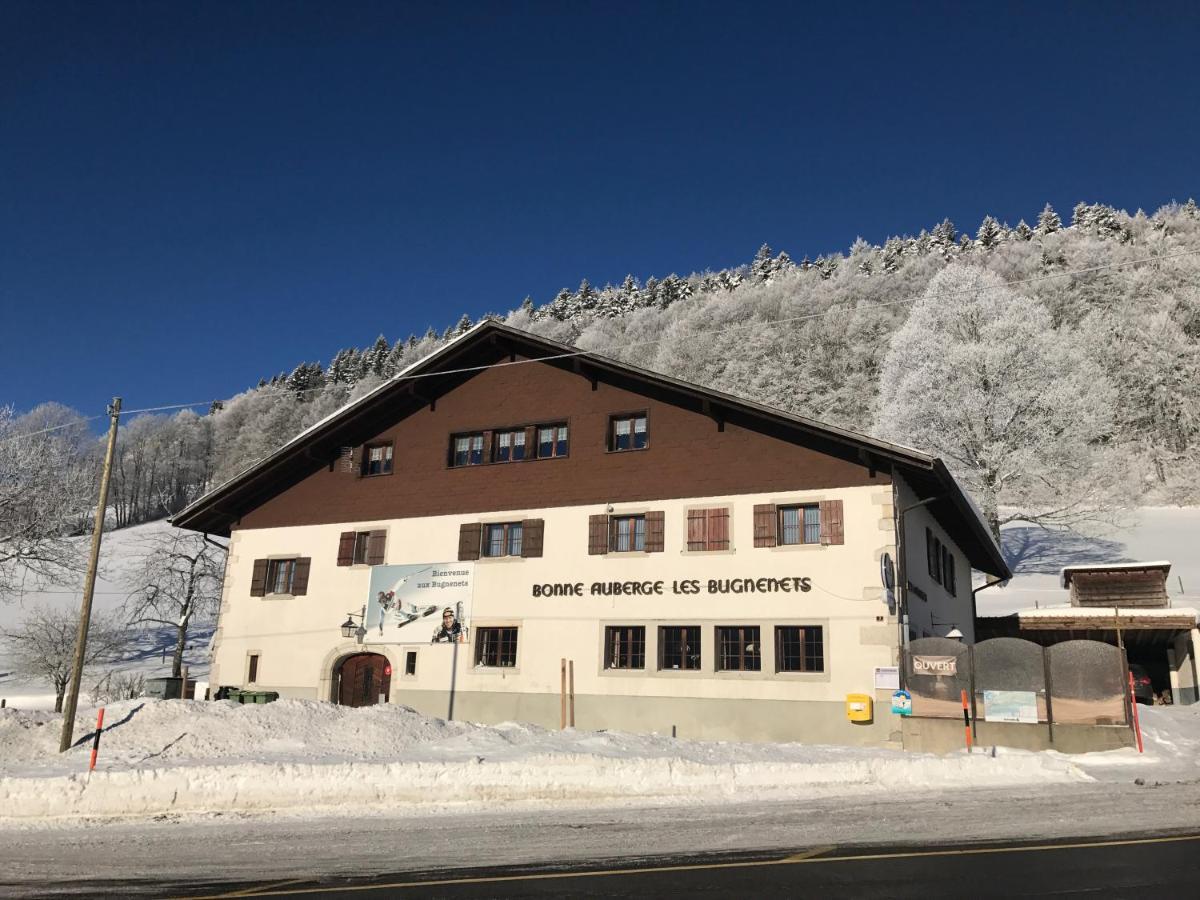 Bonne Auberge Les Bugnenets Le Paquier  Eksteriør bilde